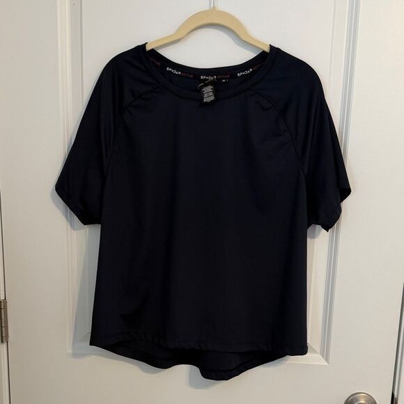 Spyder Tops - Spyder Women's Navy Short Sleeve Tee